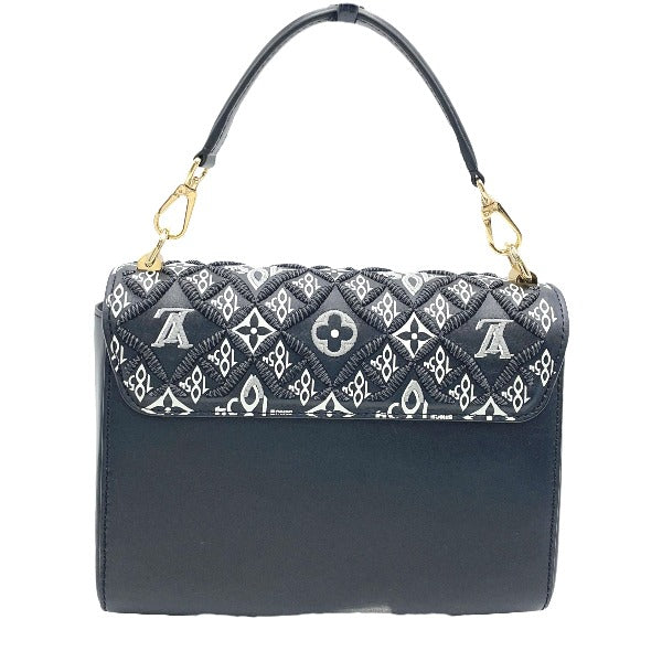 Louis Vuitton Twist MM Shoulder Bag Black