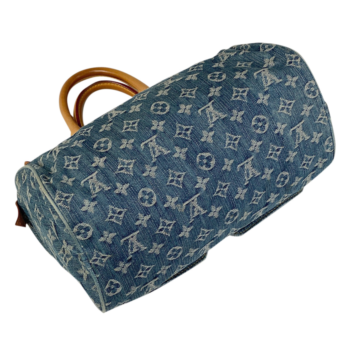 Louis Vuitton Neo Speedy Handbag Monogram Denim Blue