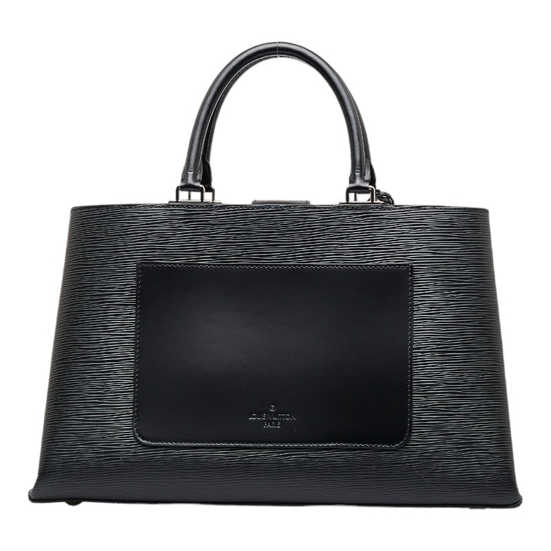 Louis Vuitton Epi Kleber MM Handbag Shoulder Bag Noir Black