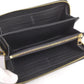 Louis Vuitton Zippy Wallet Round Zipper Long Wallet Monogram Amplant Black Beige
