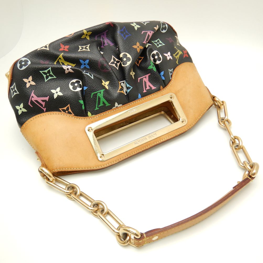 Louis Vuitton Multicolor Judy PM Noir Handbag Black