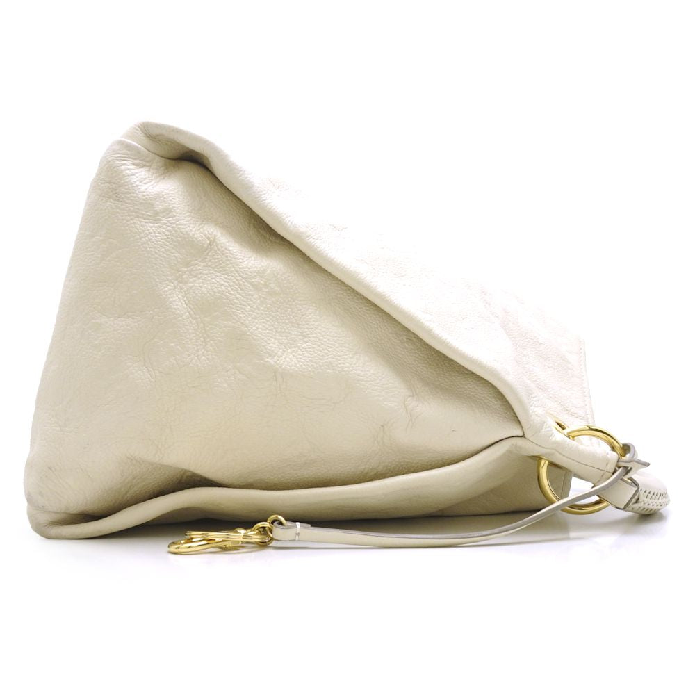 Louis Vuitton Artsy MM Shoulder Bag Emplant Neige