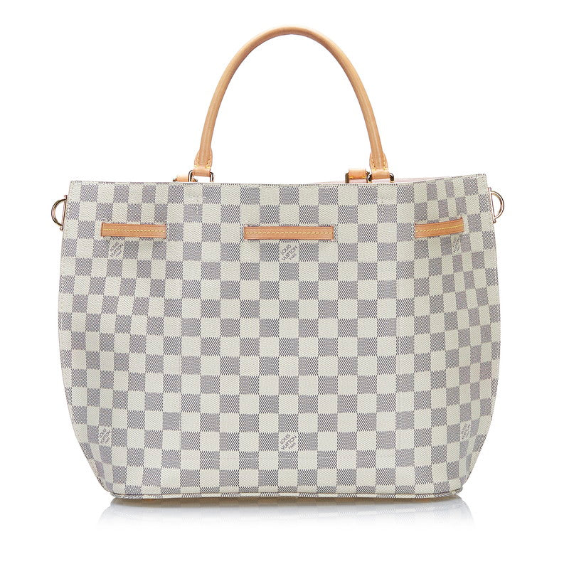 Louis Vuitton Damier Azur Girolatta Shoulder Bag White