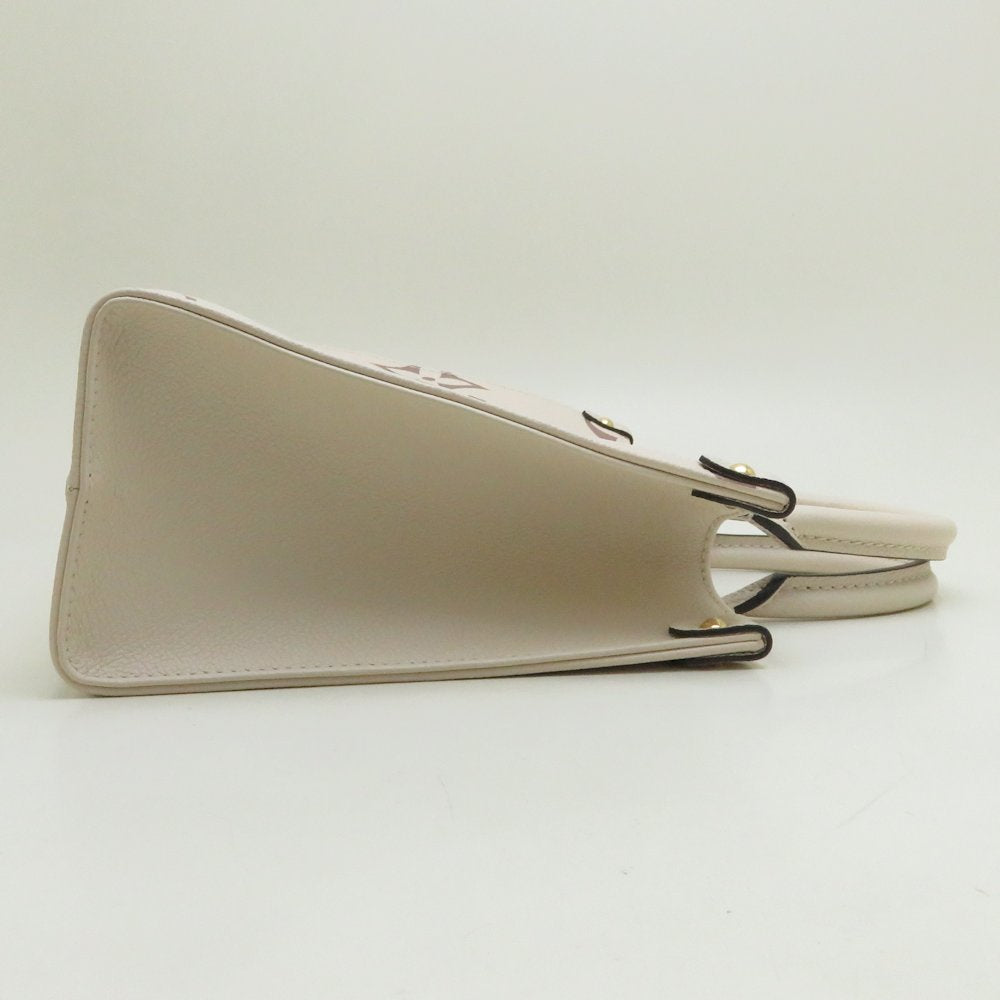Louis Vuitton Amplant Bicolor On The Go PM 2WAY Bag Claim Creme