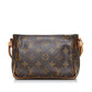 Louis Vuitton Vivacite PM Crossbody Shoulder Bag Brown