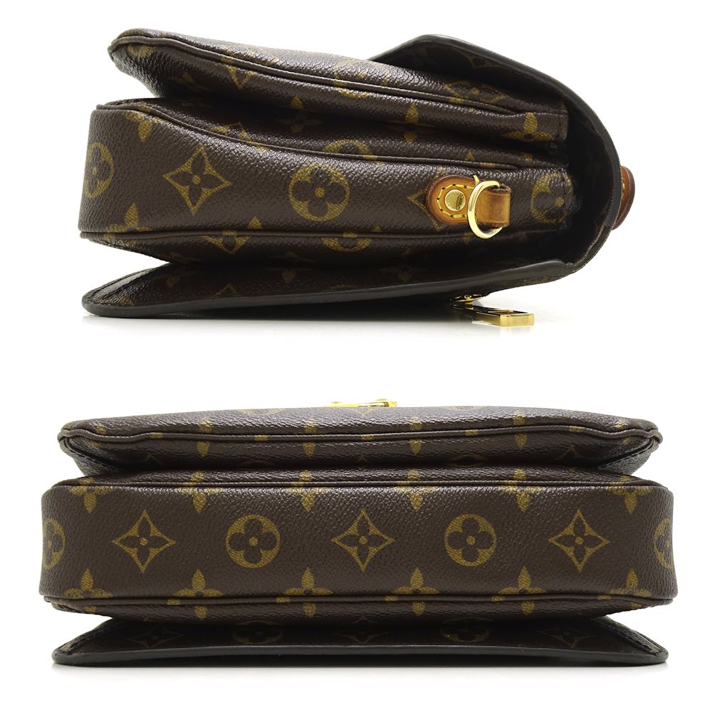 Louis Vuitton Monogram Pochette Metis MM Brown 2WAY Bag