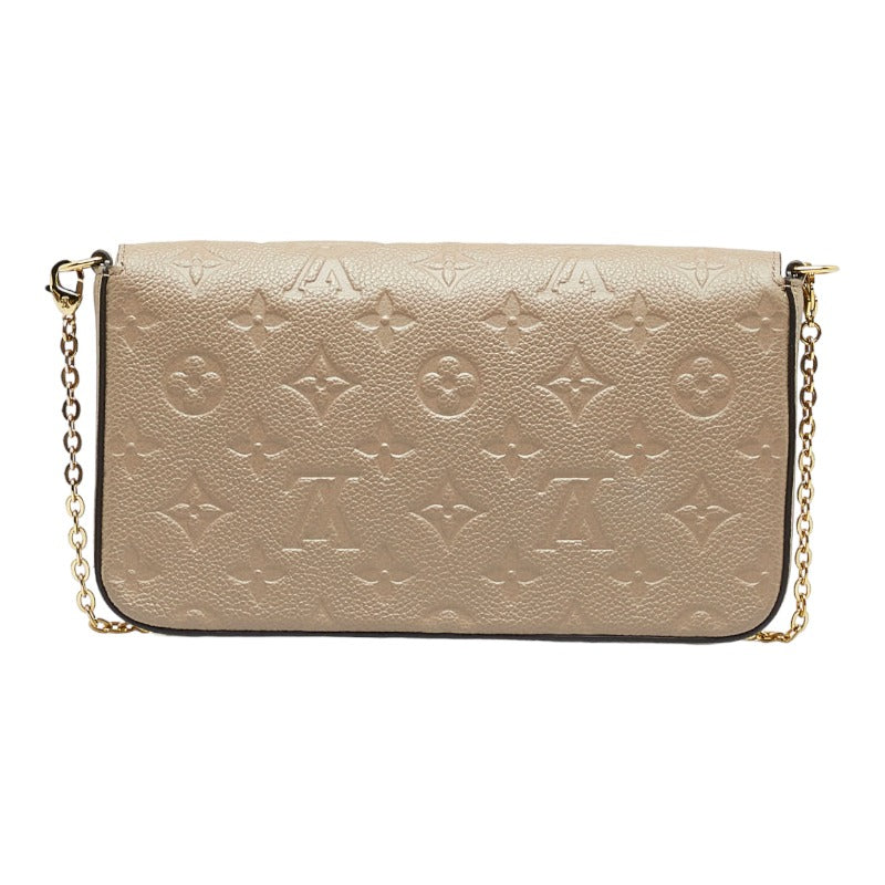 Louis Vuitton Empreinte Pochette Chain Crossbody Tourtrail Gray