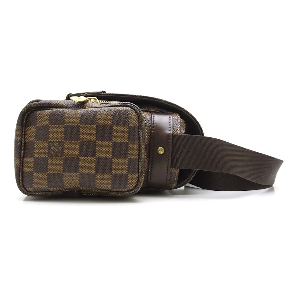 Louis Vuitton Damier Reporter Melville Ebene Diagonal Shoulder Brown