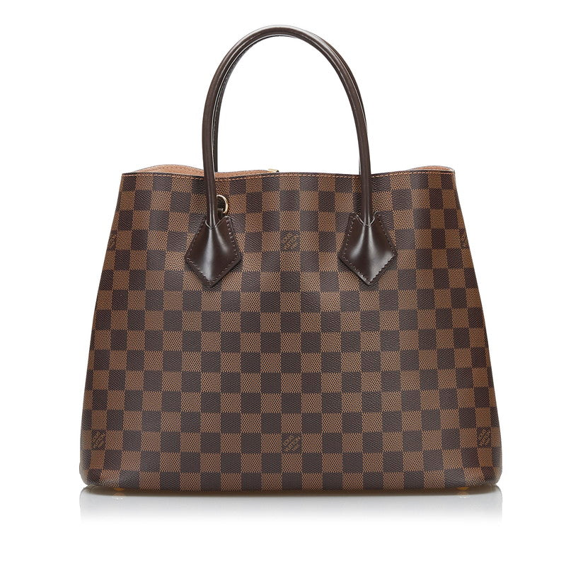 Louis Vuitton Damier Kensington Shoulder Bag 2way Ebene Brown