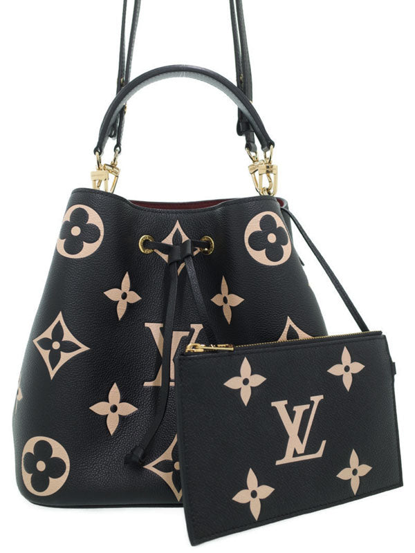 Louis Vuitton Bicolor Monogram Emplant Neonoe MM