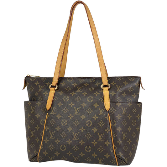 Louis Vuitton Totally MM Monogram Shoulder Bag Brown