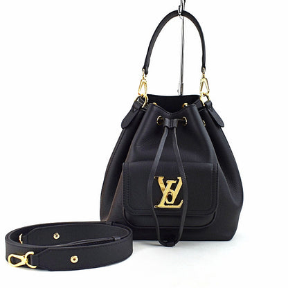 Louis Vuitton LockMe Bucket NV Shoulder Shoulder Bag Noir Black