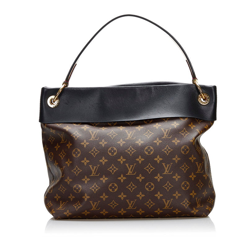 Louis Vuitton Monogram Tuileries Hobo Shoulder Bag Brown