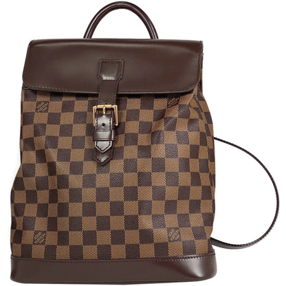 Louis Vuitton Soho Backpack Daypack Rucksack Damier Brown