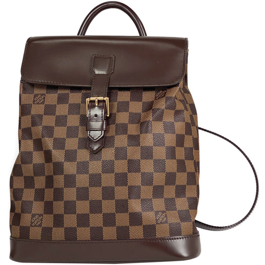 Louis Vuitton Soho Backpack Daypack Rucksack Damier Brown