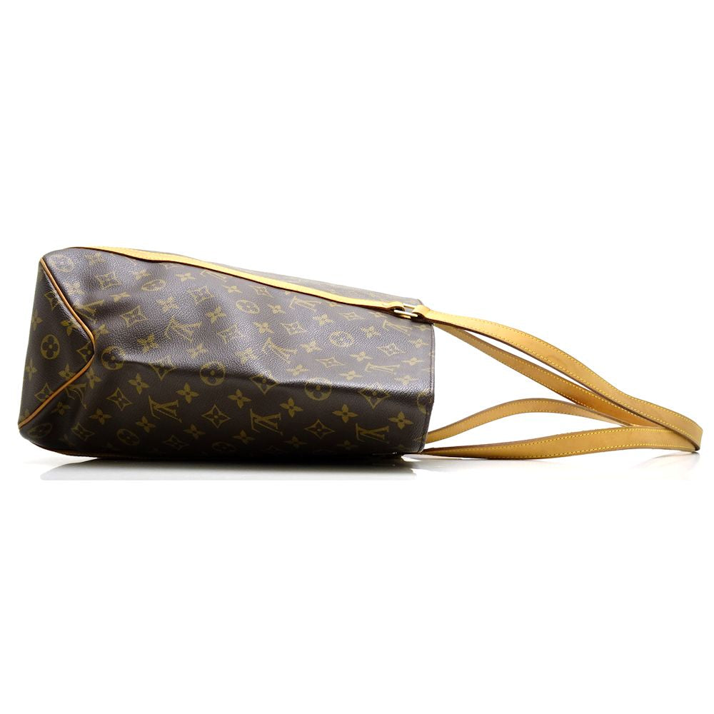 Louis Vuitton Monogram Sac Shopping Tote Brown