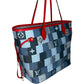 Louis Vuitton Neverfull MM  Blue Tote Bag