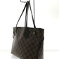 Louis Vuitton Neverfull PM Damier Ebene Brw Storage Bag
