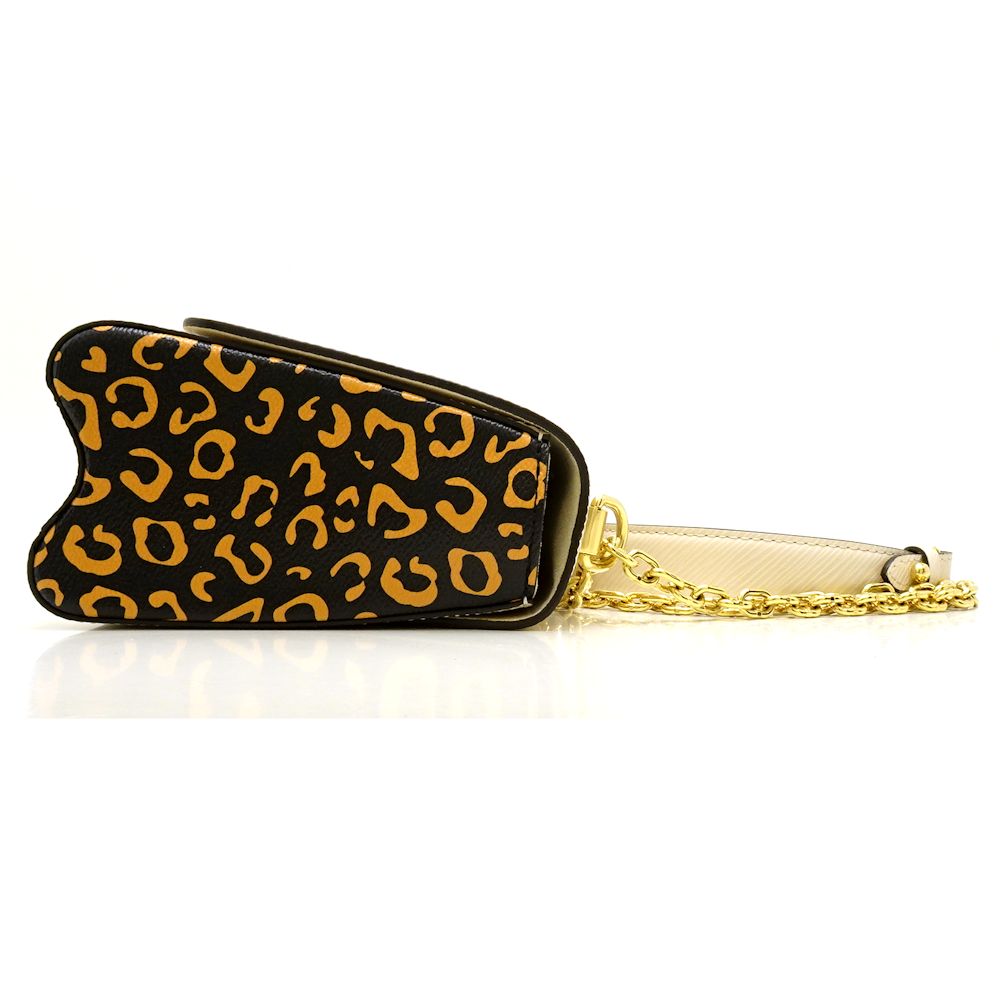 Louis Vuitton Epi Twist MM Leopard Shoulder Bag