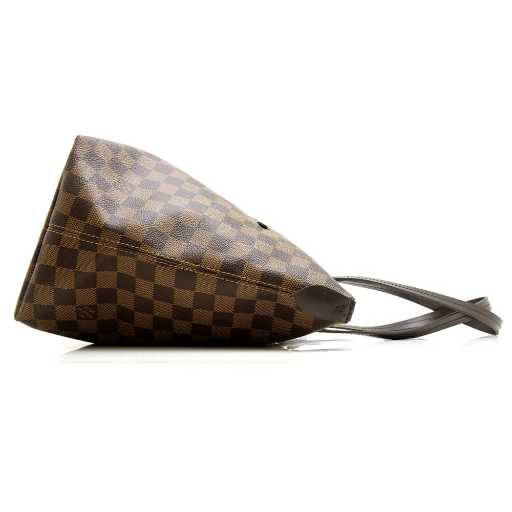 Louis Vuitton Damier Jena MM Ebene Shoulder Tote Brown Bag