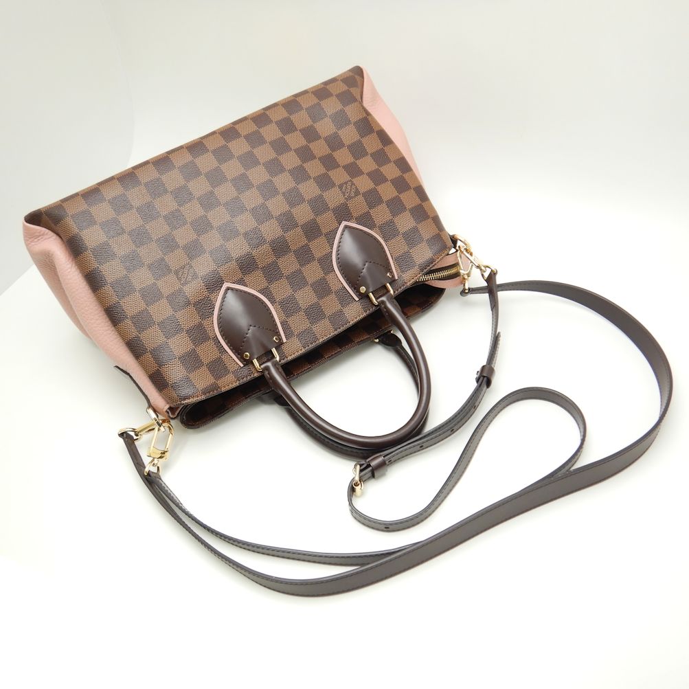 Louis Vuitton Damier Normandy Magnolia 2WAY Bag Brown