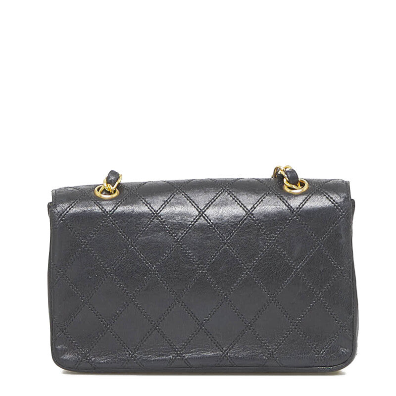 Chanel Decacoco Cocomark Bicolore Chain Shoulder Bag Black
