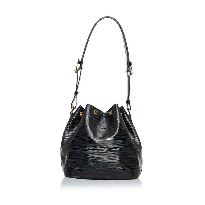 Louis Vuitton Epi Petite Noe Shoulder Bag Noir Black Leather