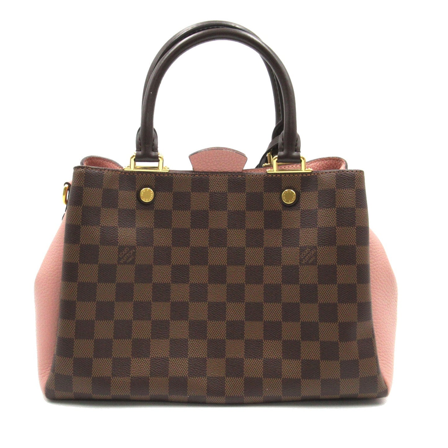 Louis Vuitton Brittany  Shoulder Bag Pvc Coated Canvas Damier