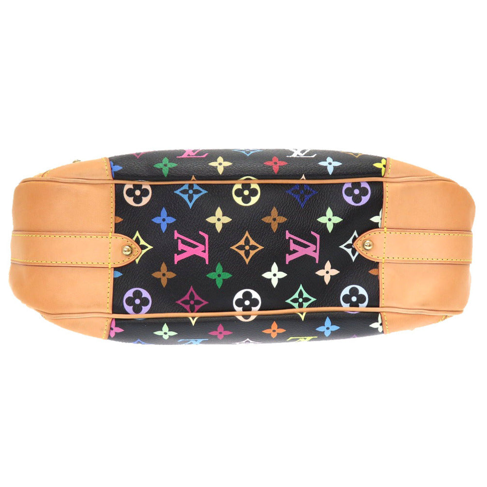 Louis Vuitton Monogram Multicolor Greta Noir Shoulder Bag Black