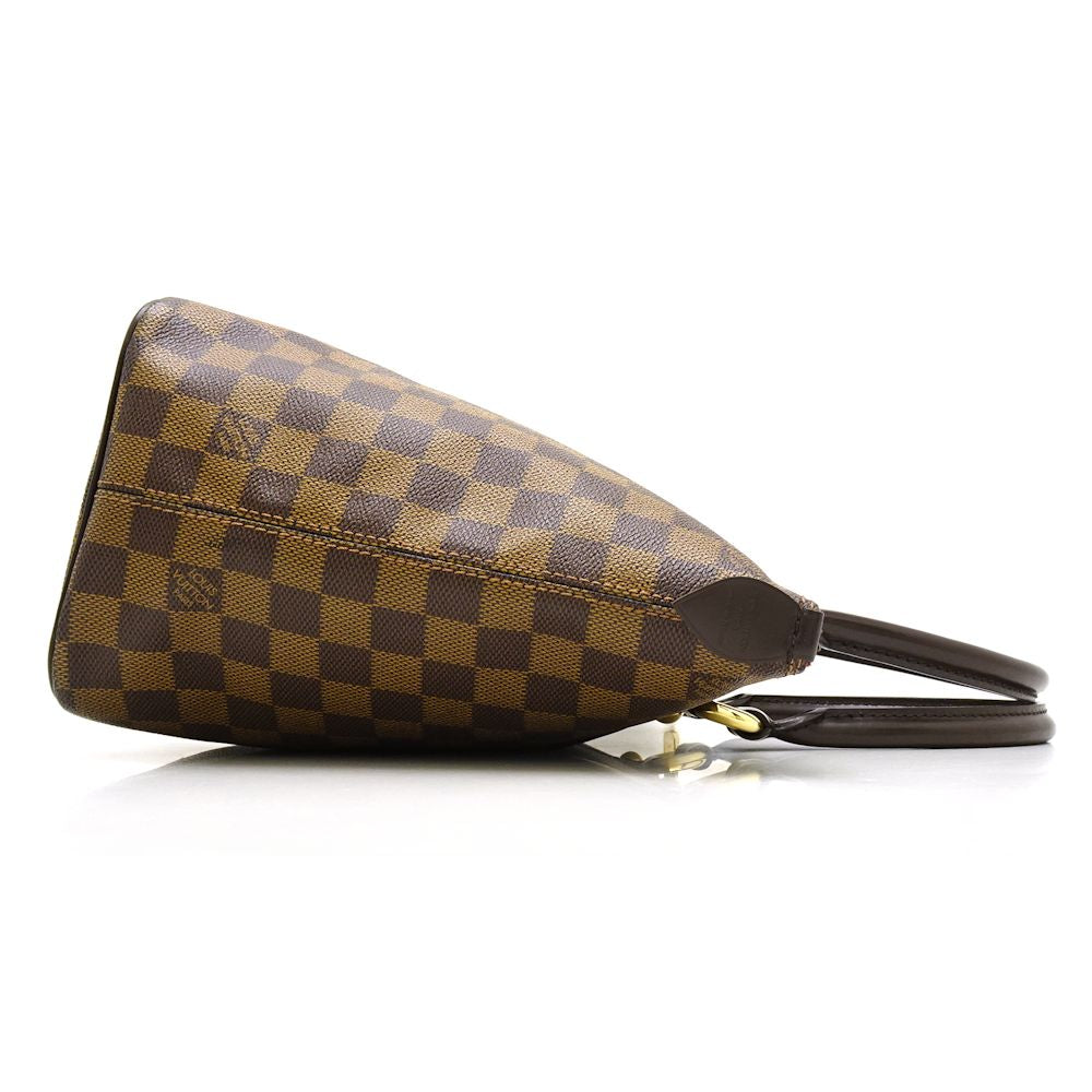 Louis Vuitton Damier Saleya PM Ebene Tote Bag Brown
