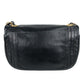 Chanel Coco Mark Chain Hardware Shoulder Bag Black Gold