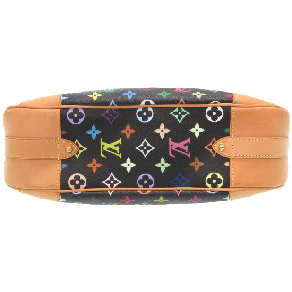 Louis Vuitton Monogram Multicolor Greta Shoulder Bag Noir Black