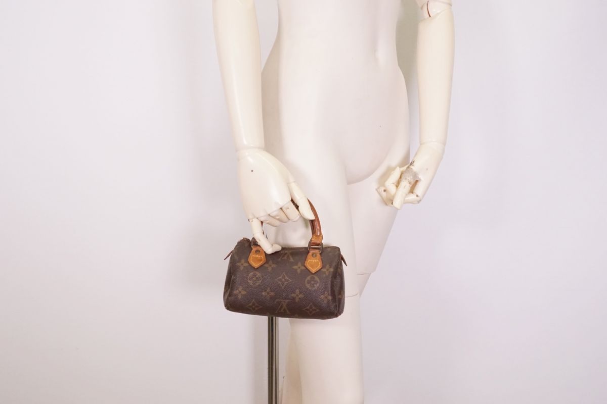 Louis Vuitton Mini Speedy Shoulder bag Monogram Leather Brown