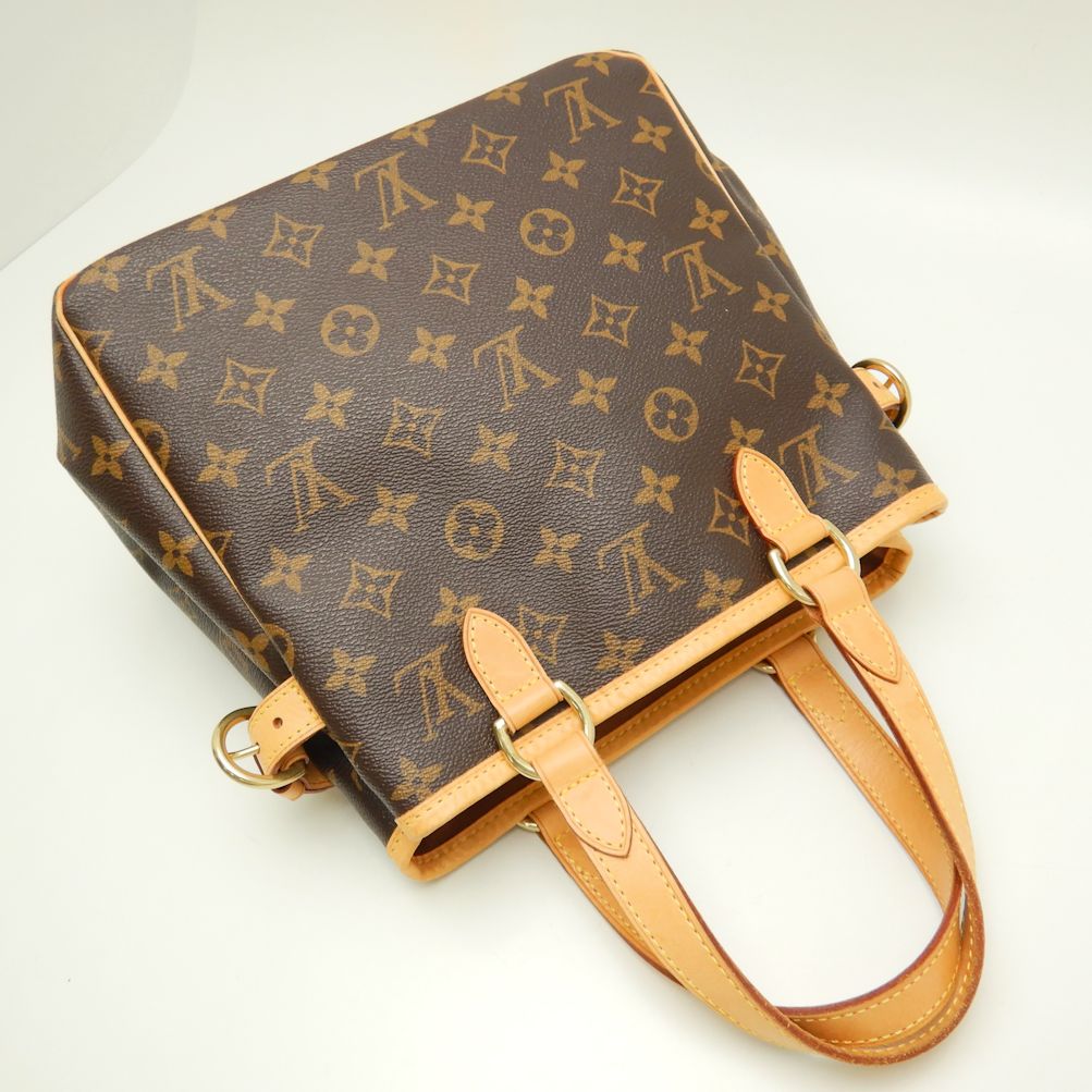 Louis Vuitton Monogram Batignolles Brown Tote Bag