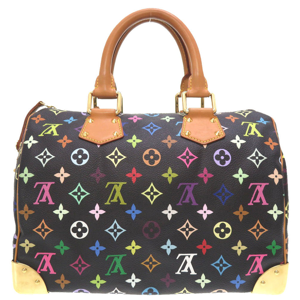 Louis Vuitton Monogram Multicolor Speedy 30 Noir Black