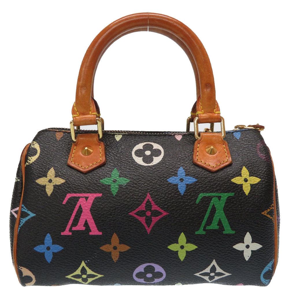 Louis Vuitton Monogram Multicolor Mini Speedy Noir Black
