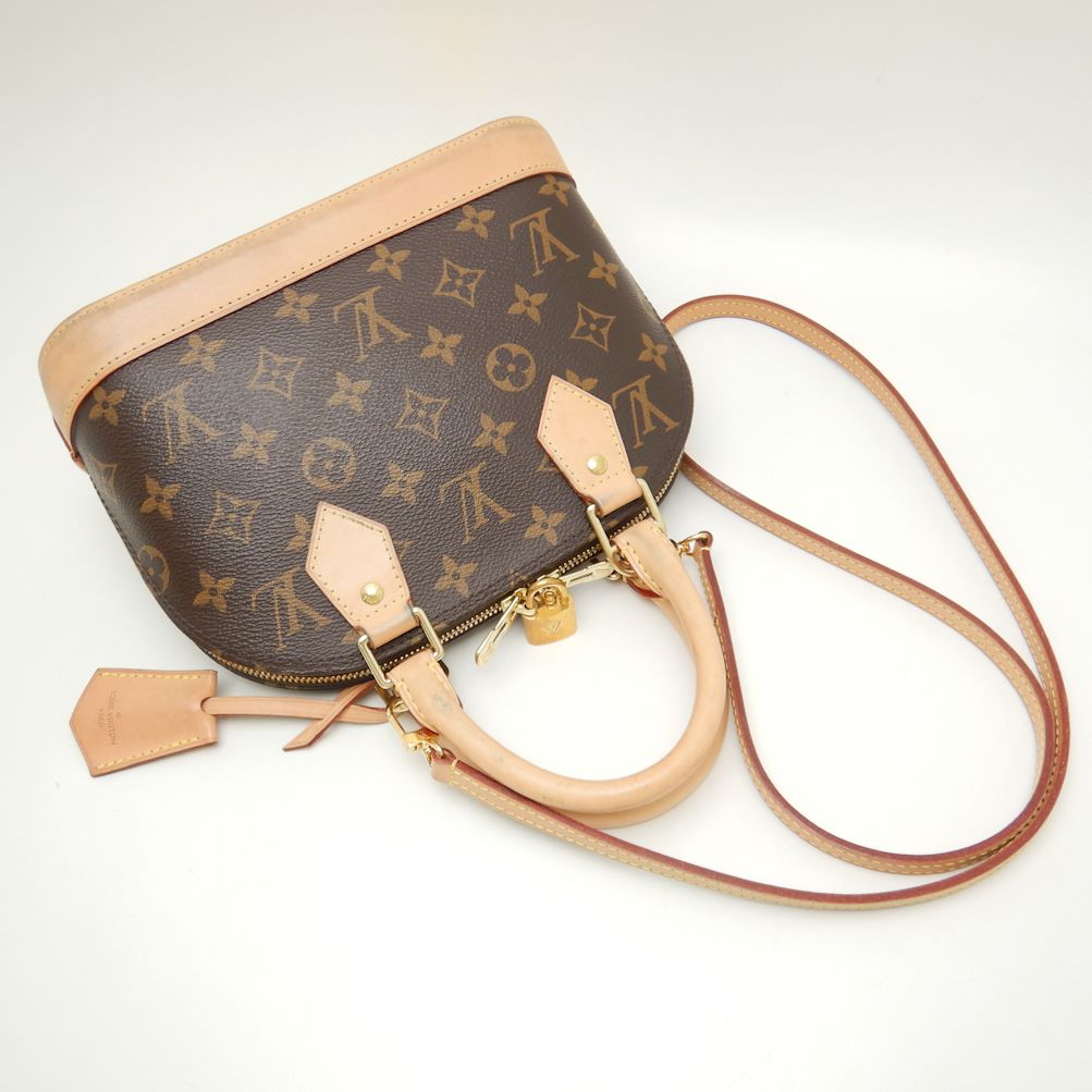 Louis Vuitton Monogram Alma BB Brown 2WAY Bag