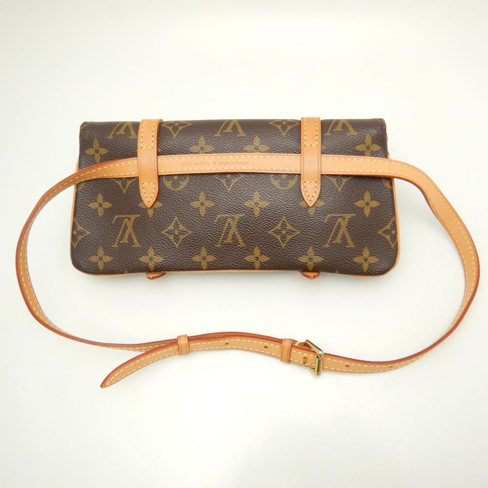 Louis Vuitton Monogram Pochette Marrell Brown Waist Bag