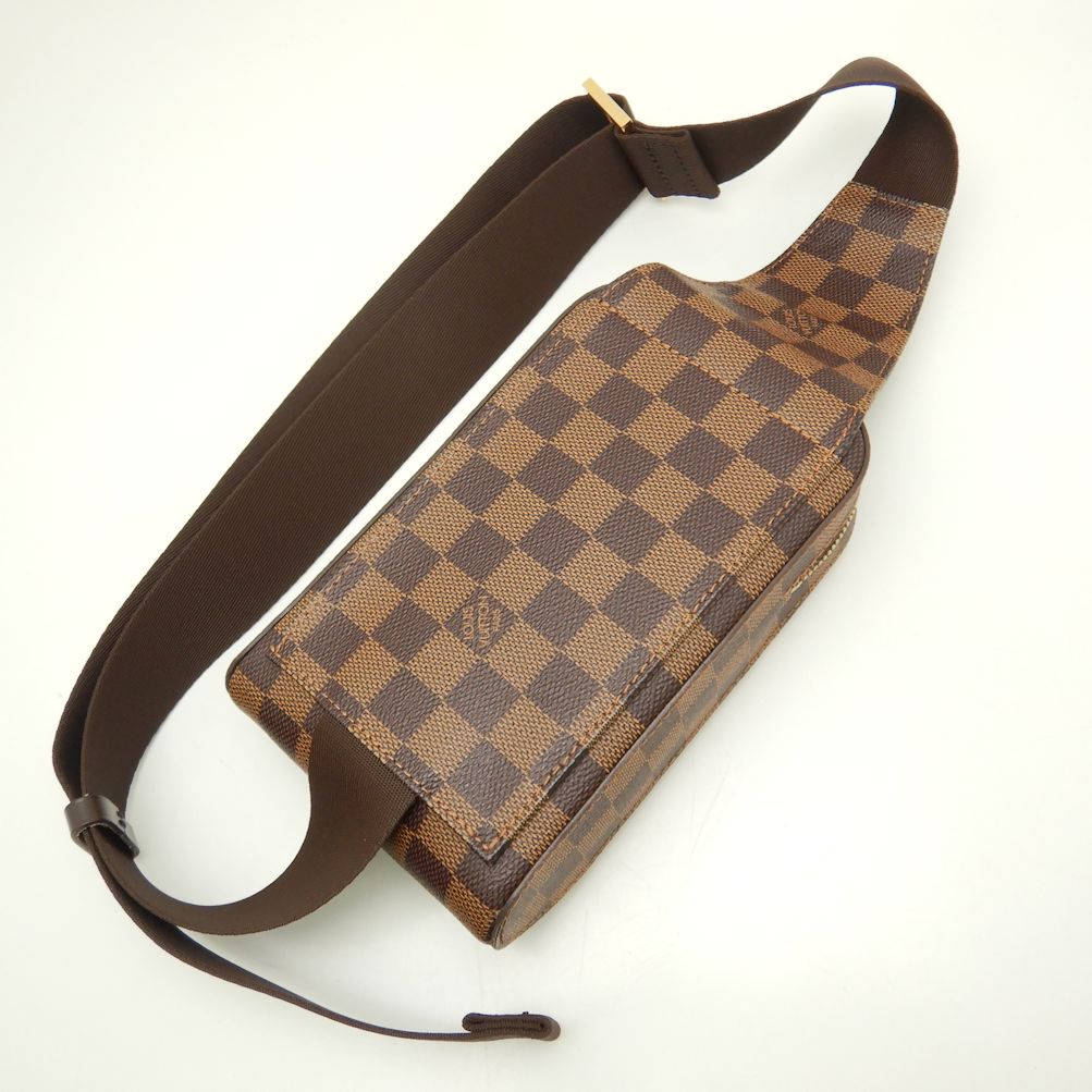 Louis Vuitton Damier Jeronimos Ebene Body Bag Brown