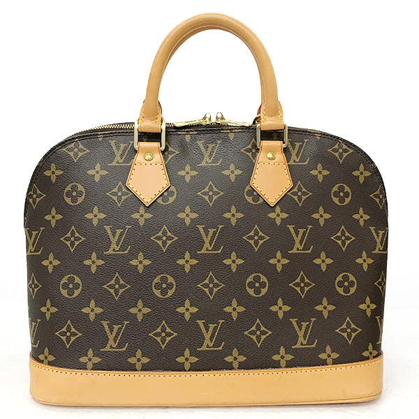 Louis Vuitton Alma Monogram Handbag Brown