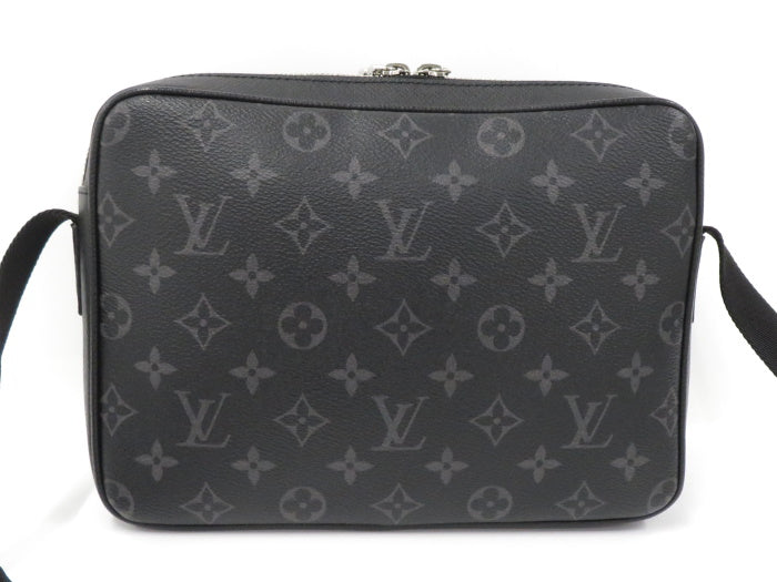 Louis Vuitton Outdoor Messenger PM Monogram Eclipse Leather Black
