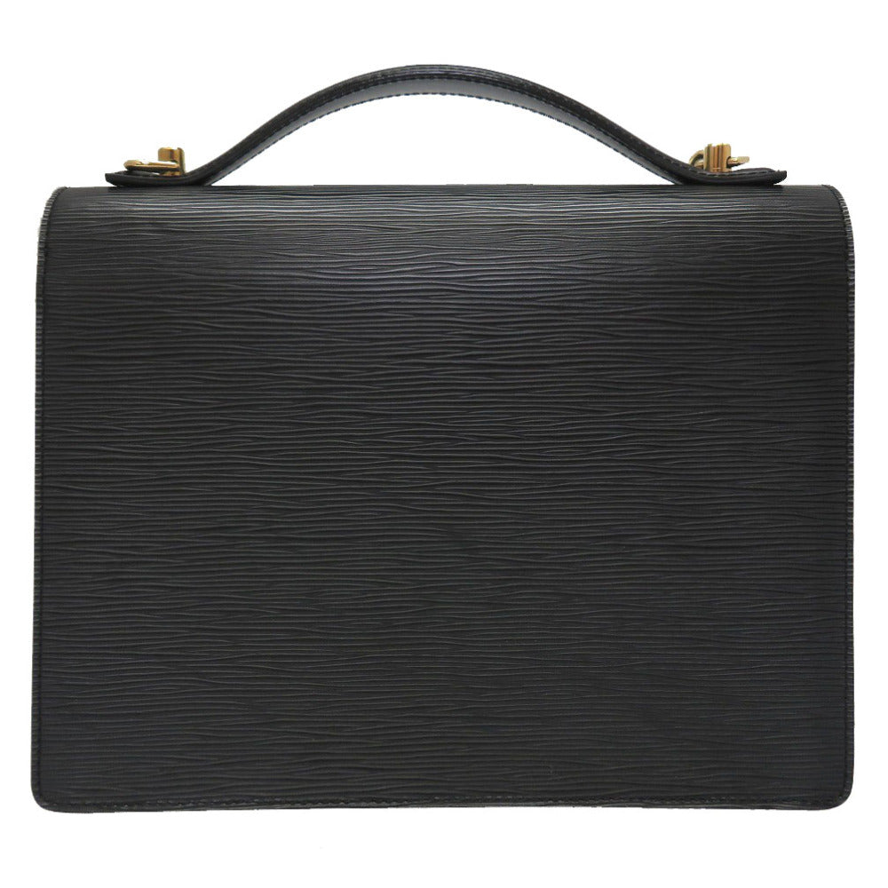 Louis Vuitton Epi Monceau 2way Handbag Black