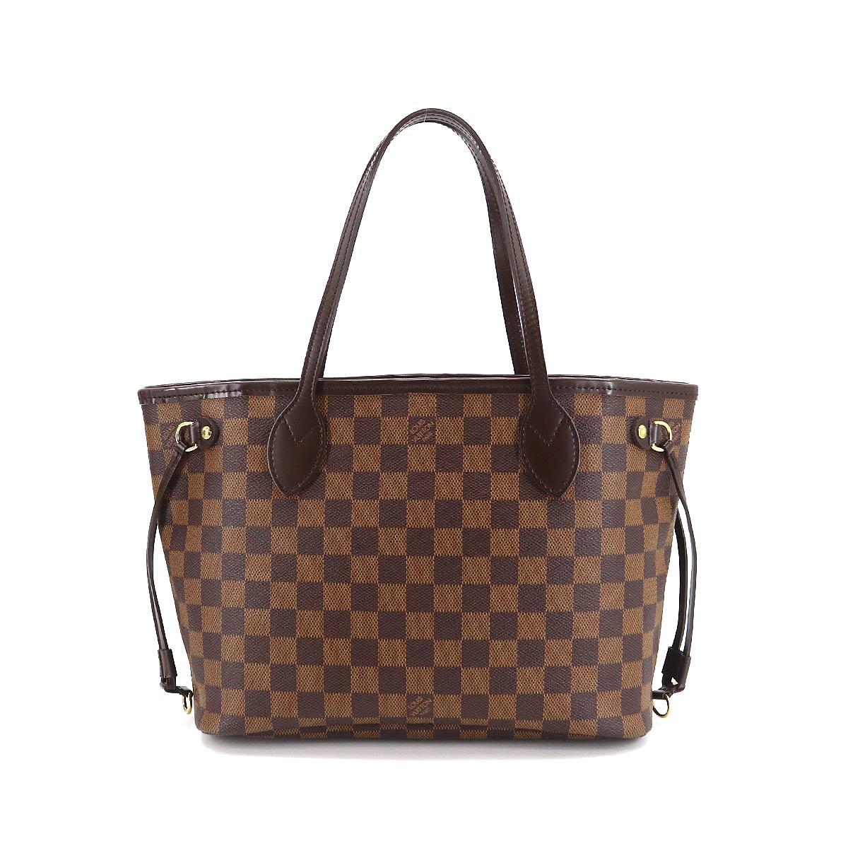 Louis Vuitton Damier Neverfull PM Tote Bag Ebene Brown