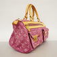 Louis Vuitton Handbag Monogram Denim Neo Speedy Fuchsia