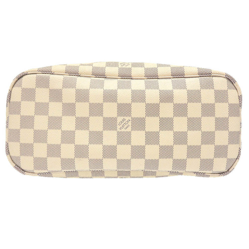 Louis Vuitton Damier Azur Neverfull PM Tote Bag White