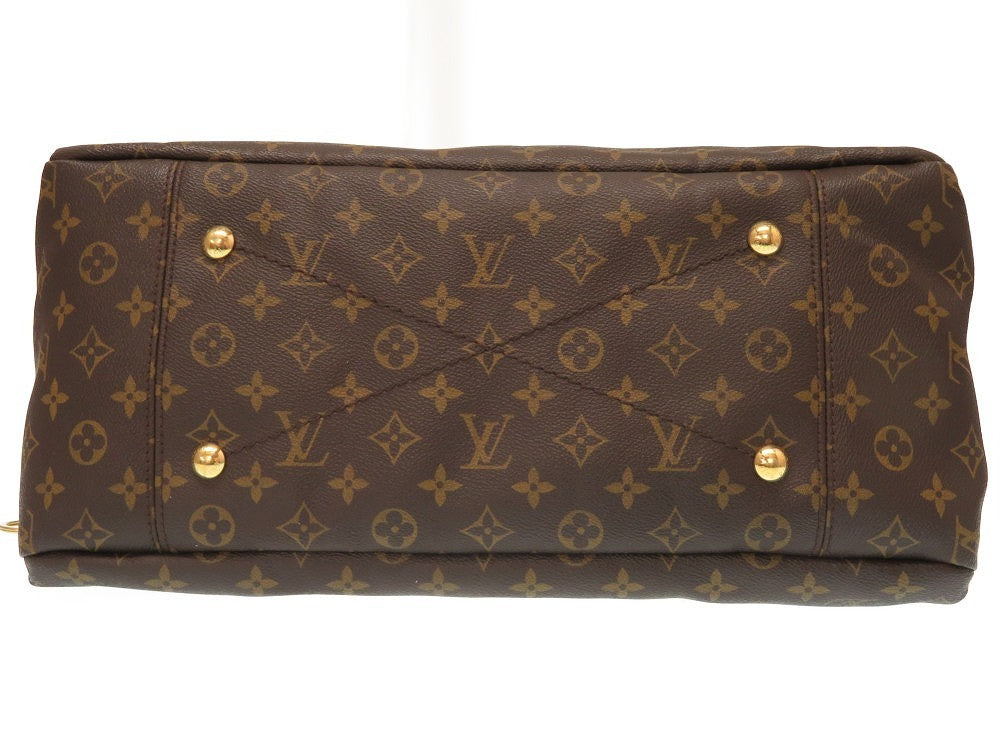 Louis Vuitton Monogram Artsy MM Shoulder Bag Brown