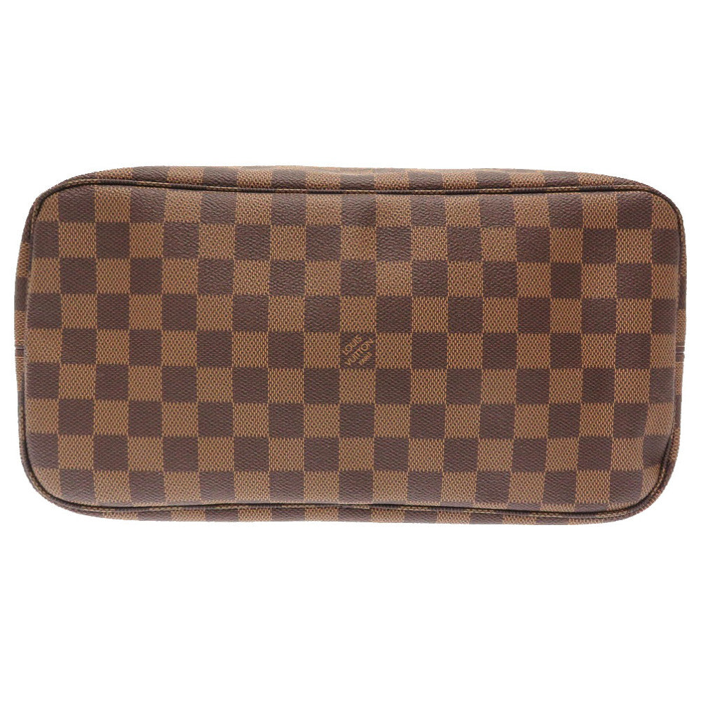 Louis Vuitton Damier Neverfull MM Tote Bag Brown