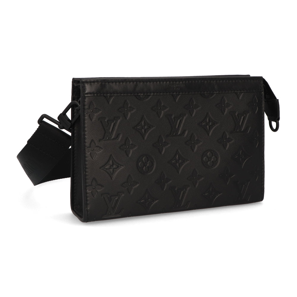 Louis Vuitton Gaston Wearable Wallet Shoulder Bag Purse Black