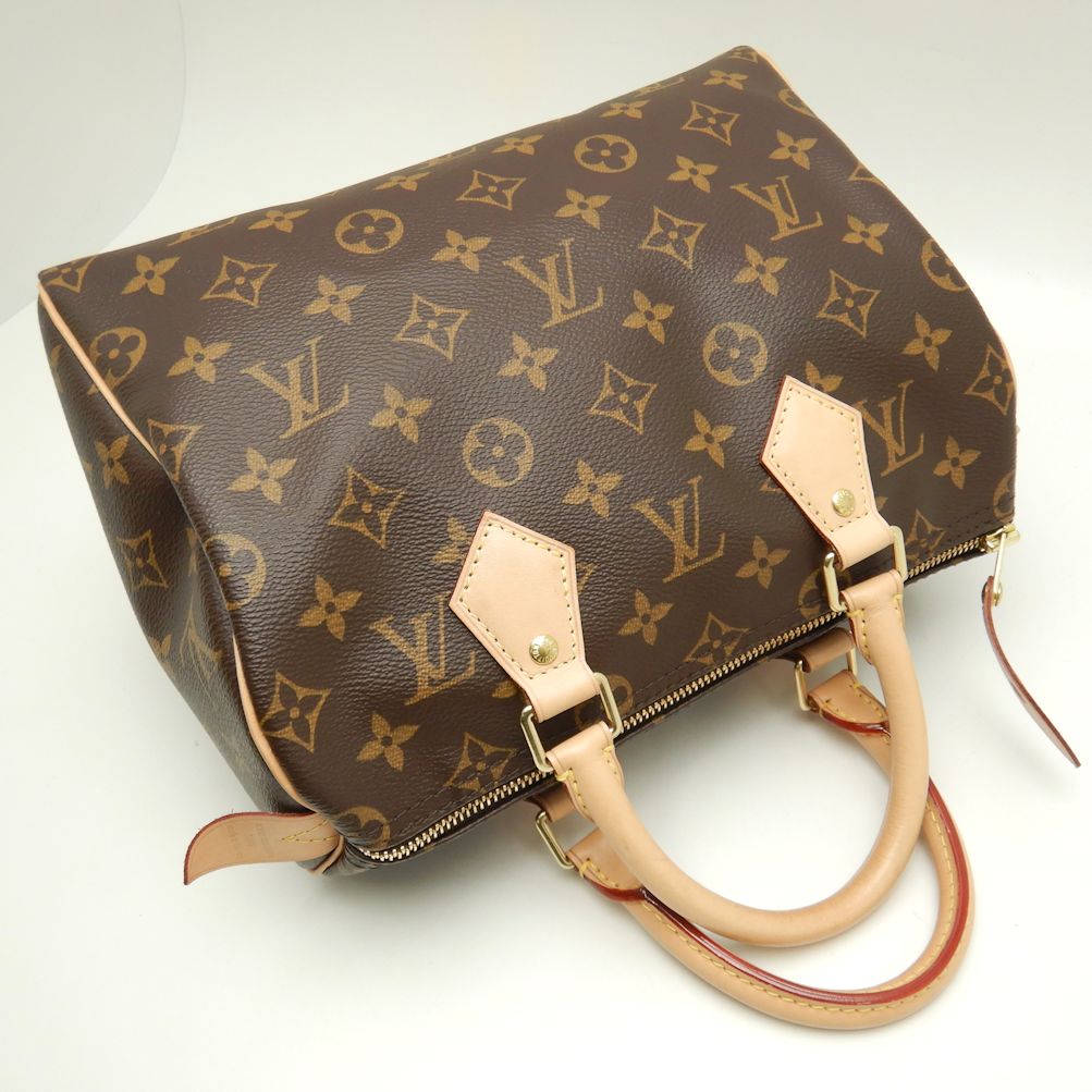 Louis Vuitton Monogram Speedy 25 Brown Mini Boston Bag