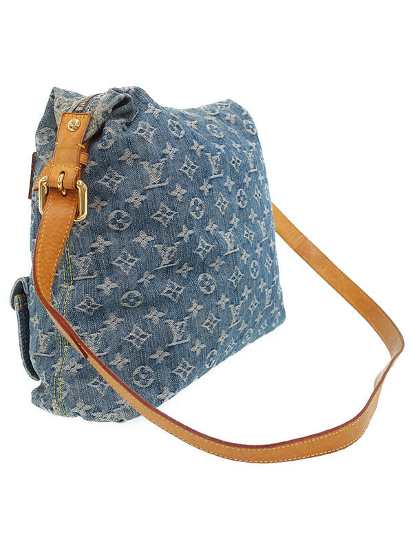 Louis Vuitton Monogram Denim Baggy GM Shoulder Bag